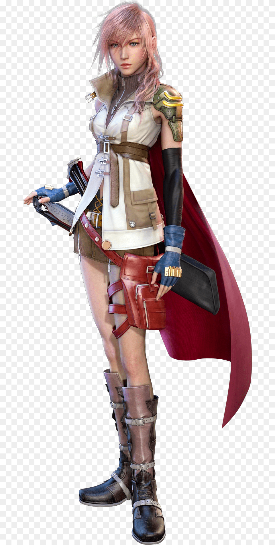 Guardian Corps Final Fantasy Lightning Concept Art, Person, Costume, Clothing, Woman Free Png Download