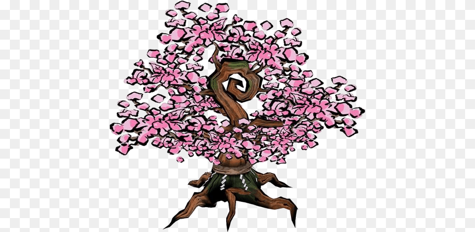 Guardian Sapling Okami Cherry Blossom Tree, Flower, Plant, Art Png Image