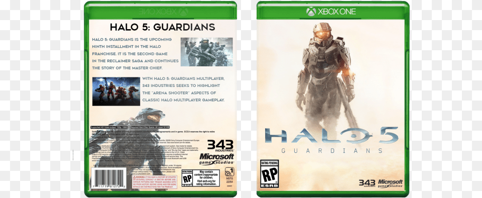 Guardians Box Art Cover Halo 5 Guardians Xbox One Box, Advertisement, Clothing, Coat, Poster Free Png Download