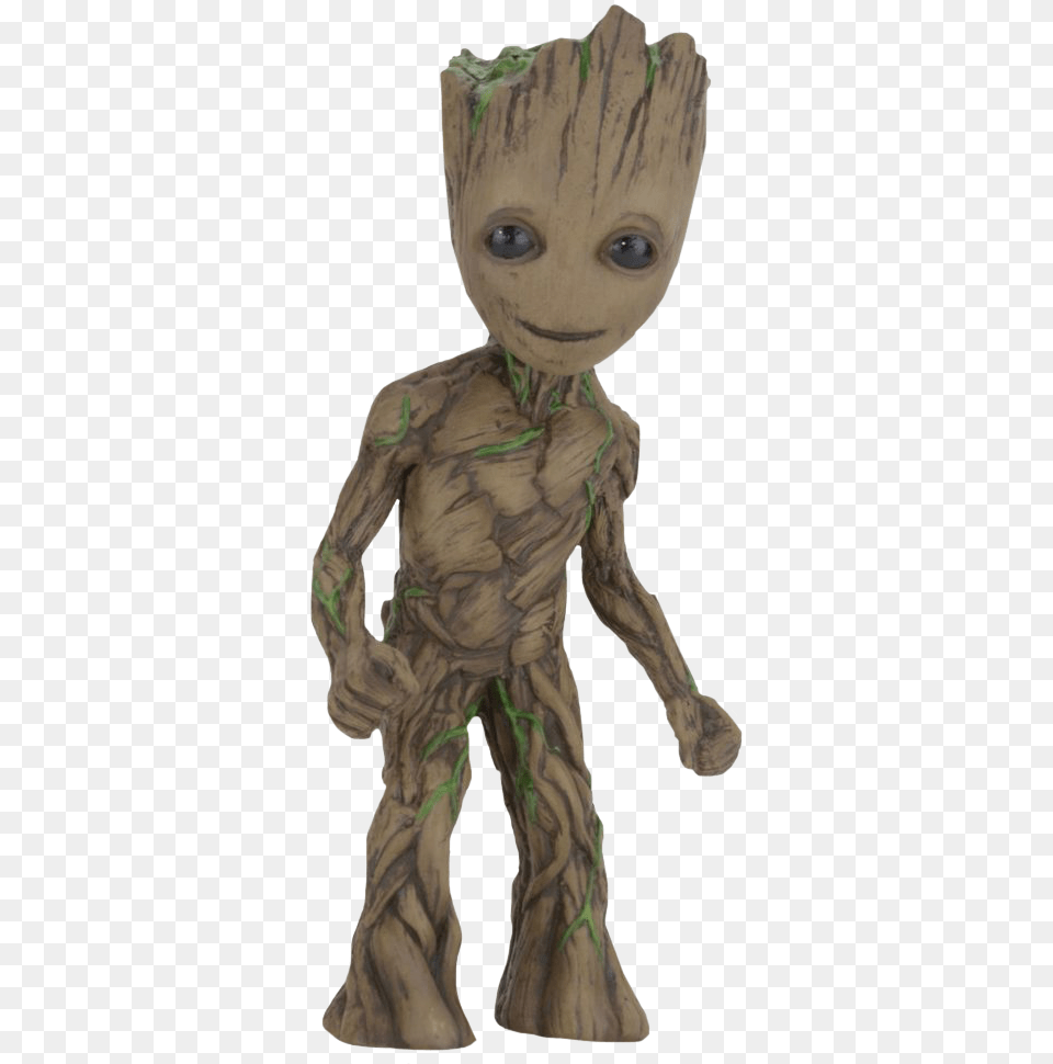 Guardians Groot Replica Marvel Action Figure Pop Toys Baby Groot White Background, Alien, Person, Wood, Face Free Png Download