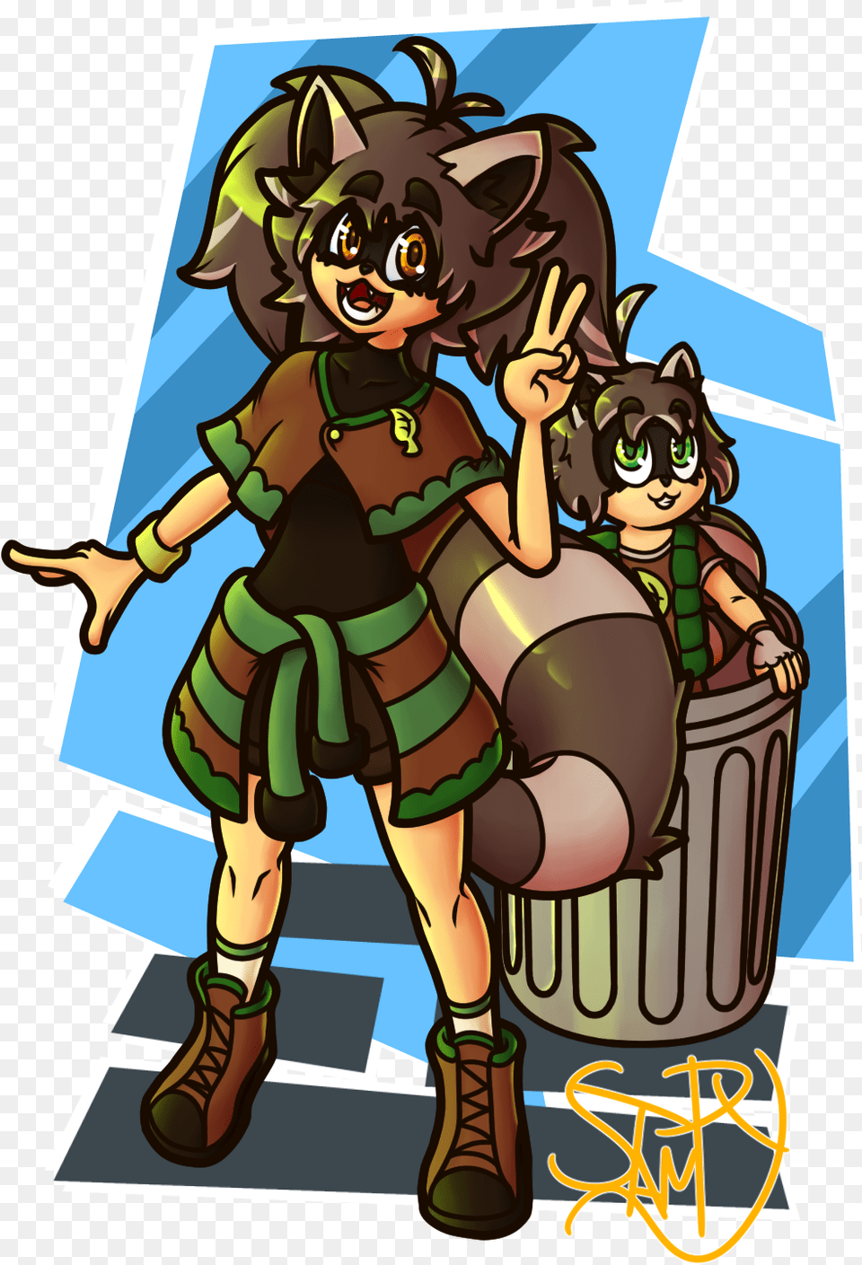 Guardians Of Nature And Rummagers Of Garbage Cartoon, Book, Comics, Publication, Baby Png Image