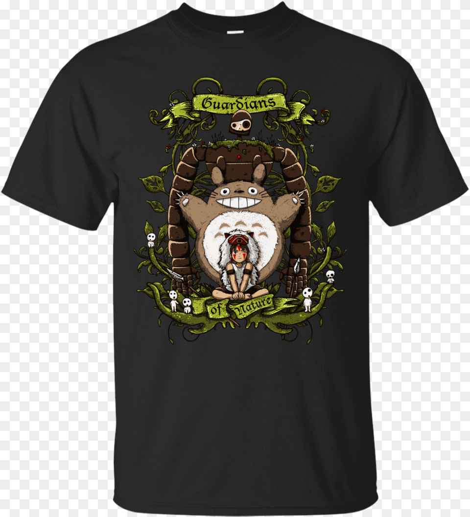 Guardians Of Nature Princess Mononoke Cotton T Shirt Trump Shirt Funny, Clothing, T-shirt, Baseball, Baseball Glove Free Png Download
