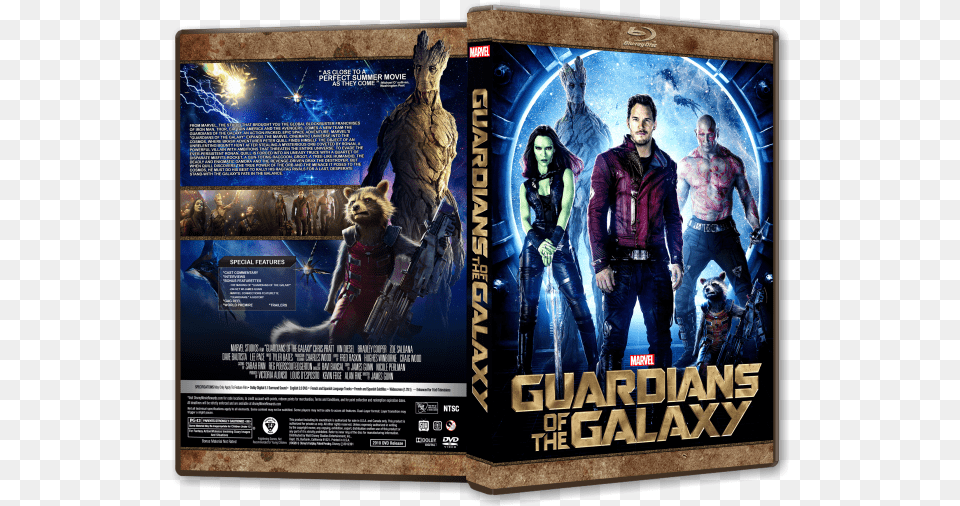 Guardians Of The Galaxy Box Art Cover Guardians Of The Galaxy 2017 Bluray, Advertisement, Poster, Adult, Person Png