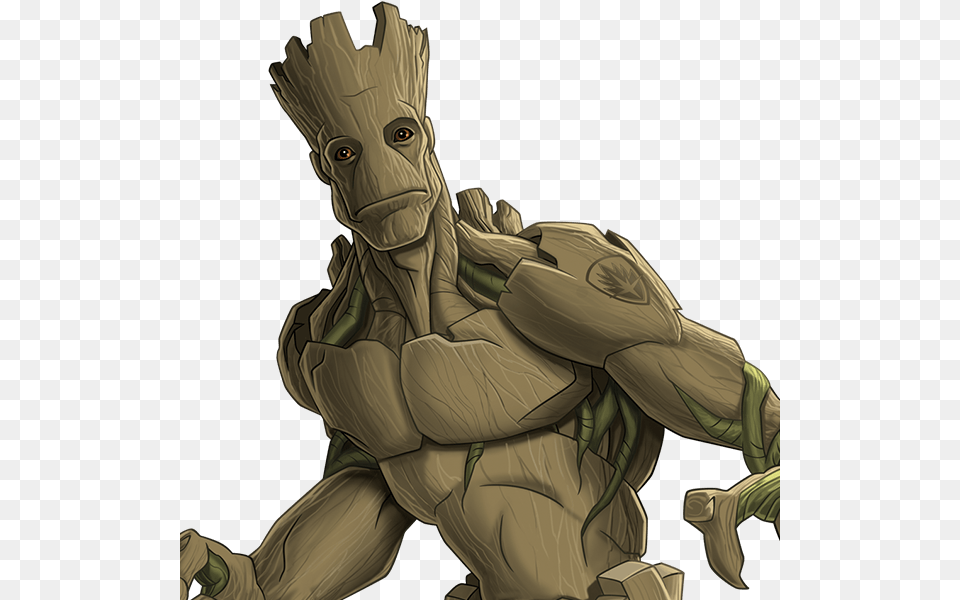 Guardians Of The Galaxy Cartoon Groot Download, Baby, Person, Art, Alien Png