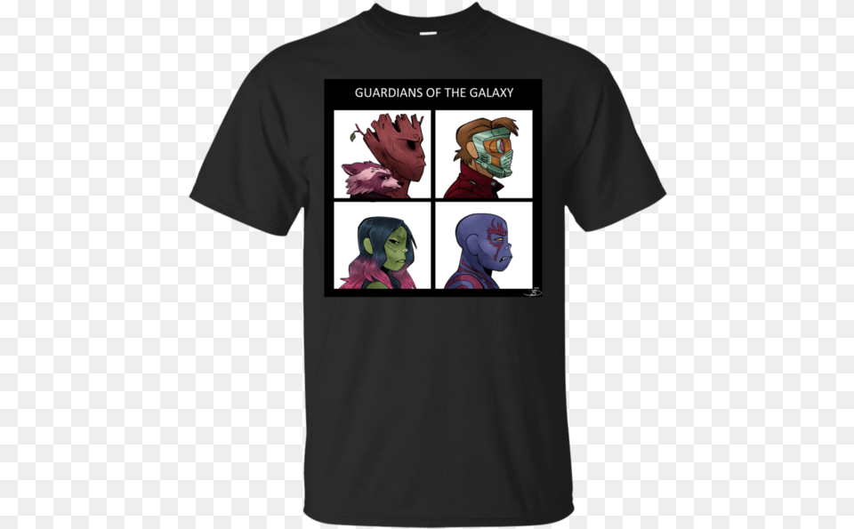 Guardians Of The Galaxy Gorillaz T Shirt Amp Hoodie Now Now Gorillaz Shirt, T-shirt, Clothing, Baby, Person Free Png Download
