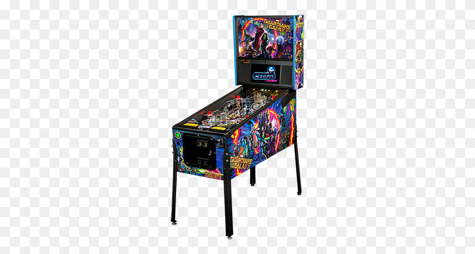 Guardians Of The Galaxy Pro Stern Pinball, Arcade Game Machine, Game, Boy, Child Free Transparent Png