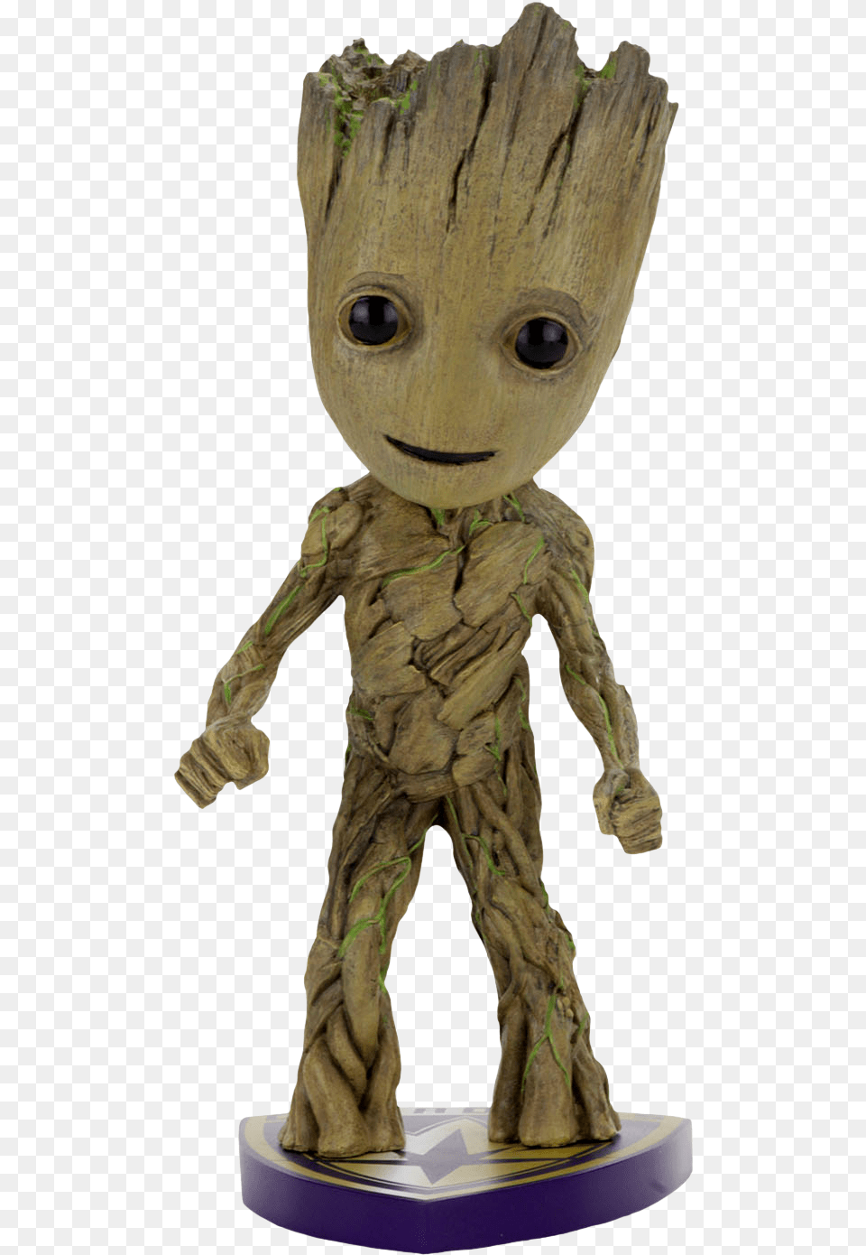 Guardians Of The Galaxy Vol 2 Groot Head Knocker Head Knockers Groot Neca, Wood, Alien, Toy, Figurine Png