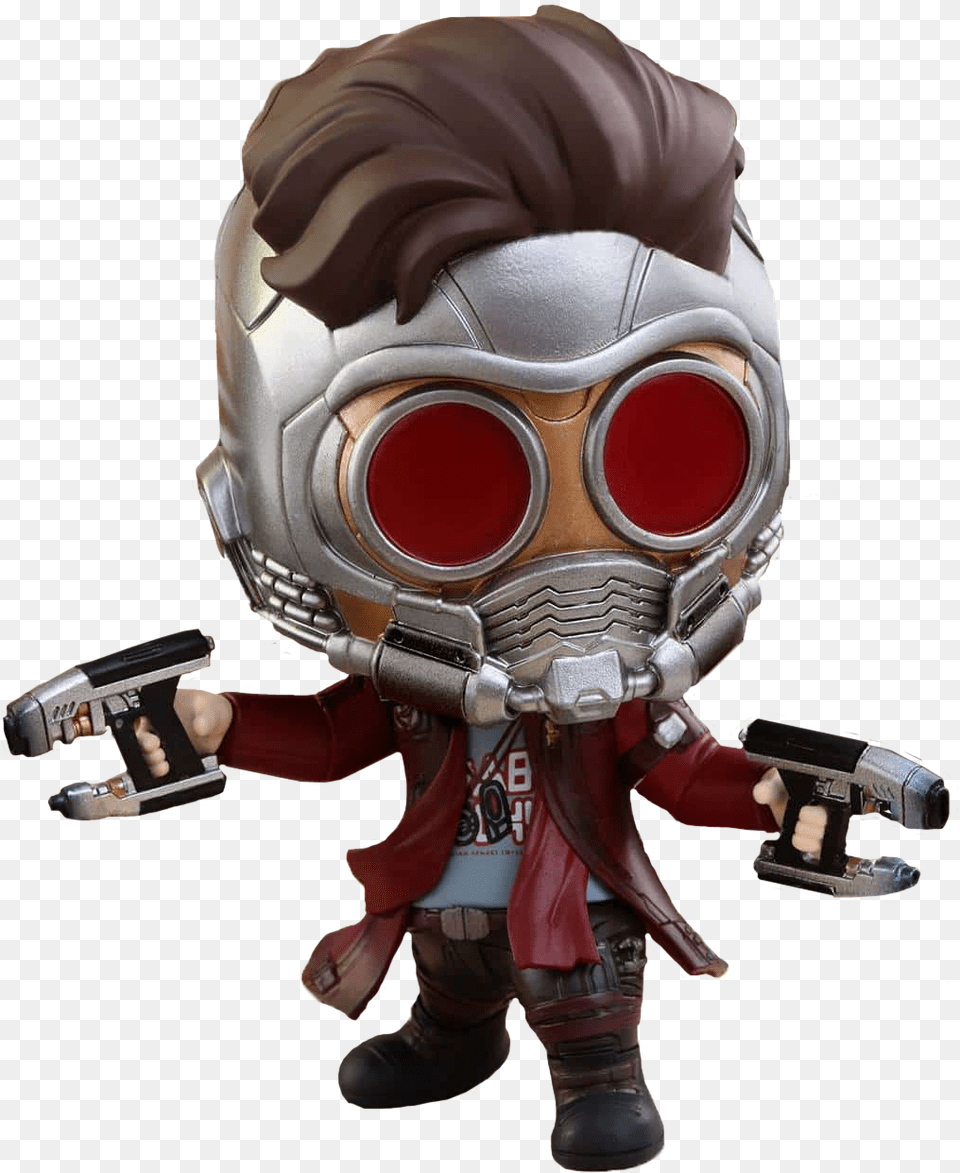 Guardians Of The Galaxy Vol 2 Star Lord Cosbaby 375 Baby Star Lord Figure, Gun, Weapon, Person Png