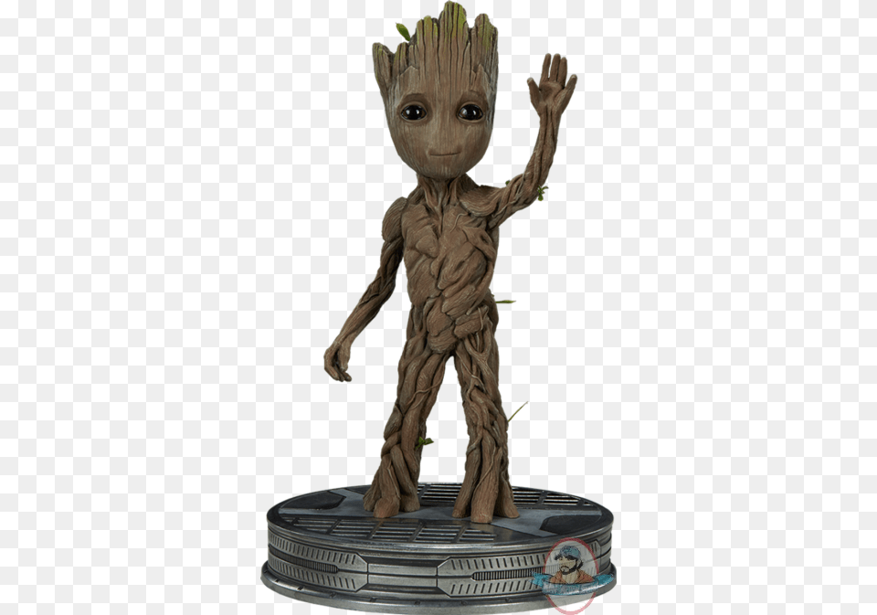 Guardians Of The Galaxy Vol Groot Maquette Sideshow Man, Alien, Wood, Boy, Child Png Image