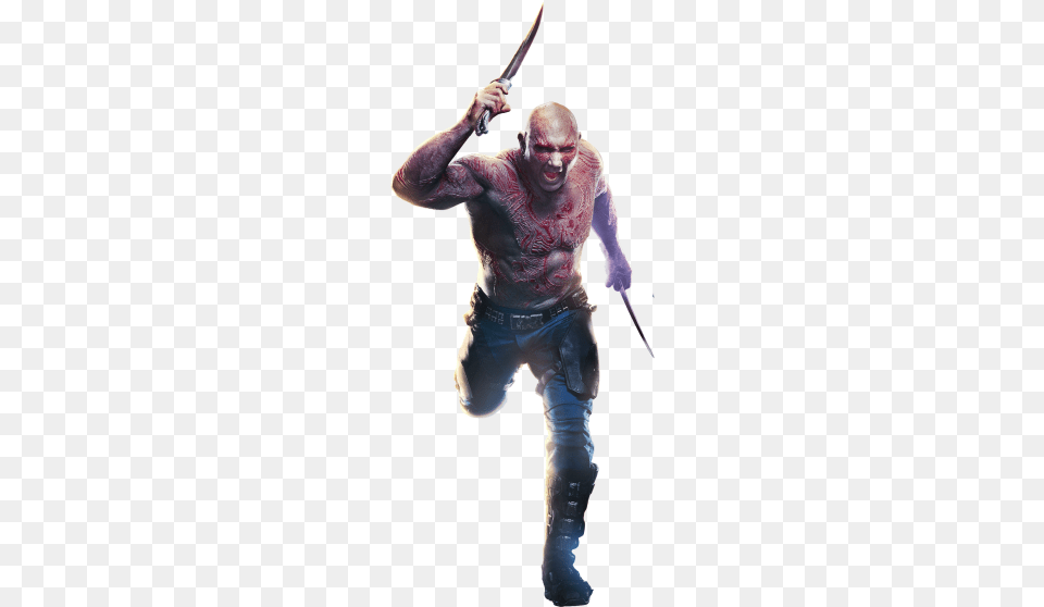 Guardians Of The Galaxy Vol Guardians Of The Galaxy 2 Drax, Weapon, Sword, Body Part, Person Free Png