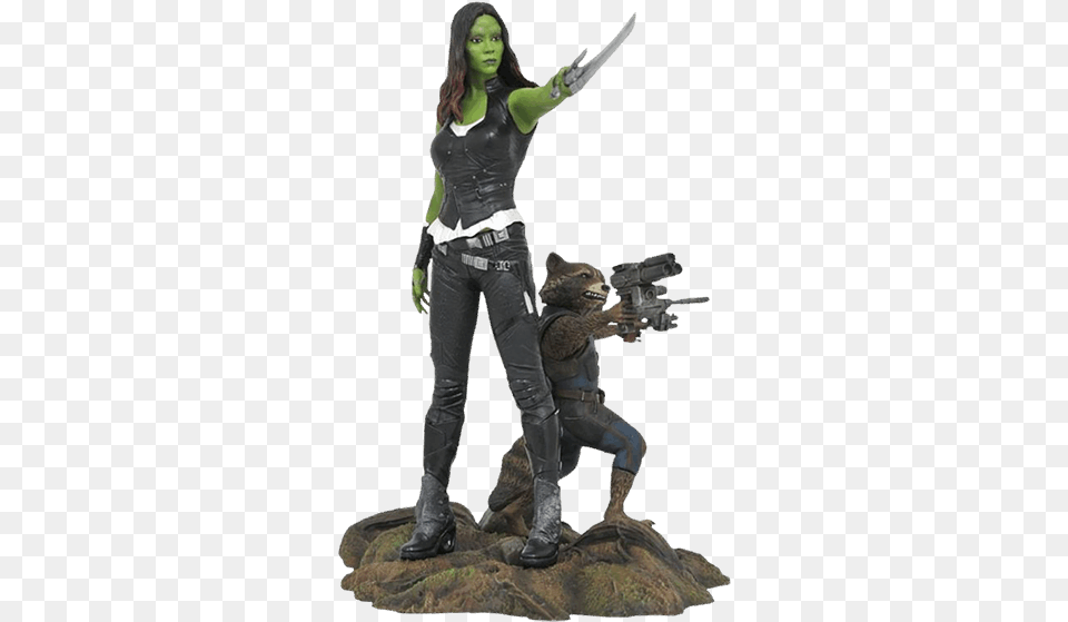 Guardians Of The Galaxy Vol Guardians Of The Galaxy Vol 2 Gamora Statue, Adult, Person, Woman, Female Free Png Download