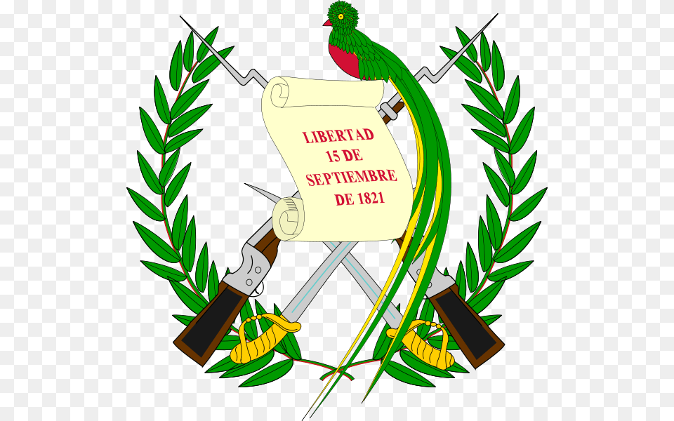 Guatemala Coa Svg Guatemala Coat Of Arms, Plant, Vegetation, Herbal, Herbs Free Png Download