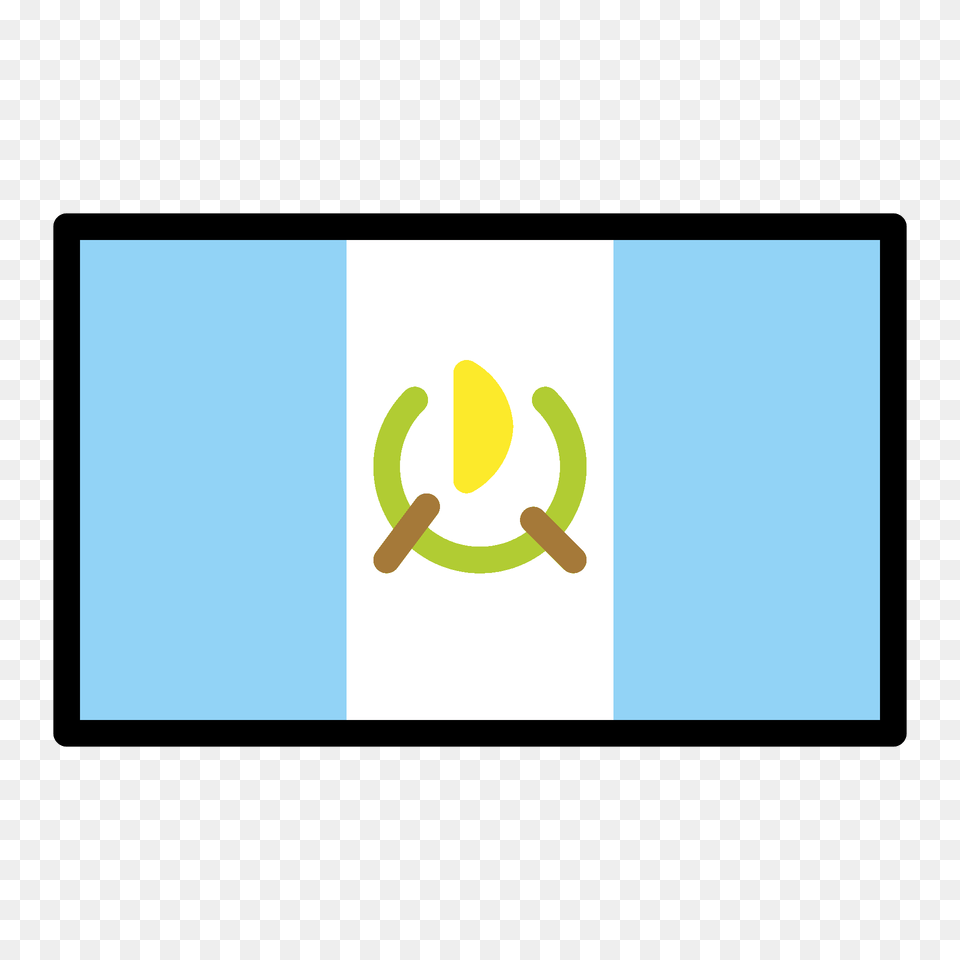 Guatemala Flag Emoji Clipart, Logo, Blackboard, Water Png Image