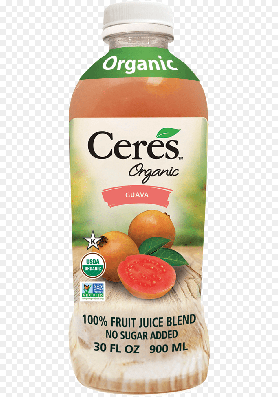 Guava Fruit Juice Blend Ceres Organic Pear Juice, Beverage, Citrus Fruit, Food, Orange Free Transparent Png