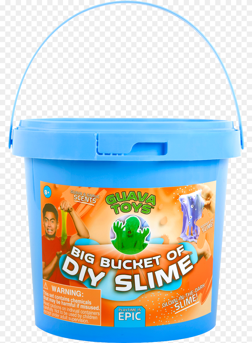 Guava Toys Diy Slime Bucket, Person, Face, Head Png Image
