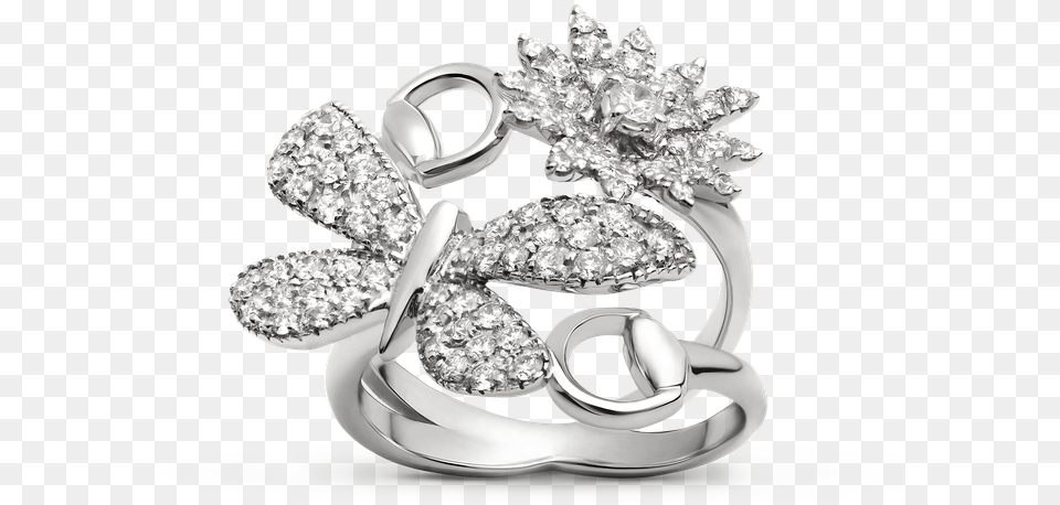 Gucci 18k Gold Horsebit Ring, Accessories, Diamond, Gemstone, Jewelry Free Png