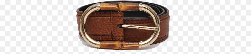 Gucci Bamboo Leather Belt Size 30 Solid, Accessories, Buckle Free Transparent Png