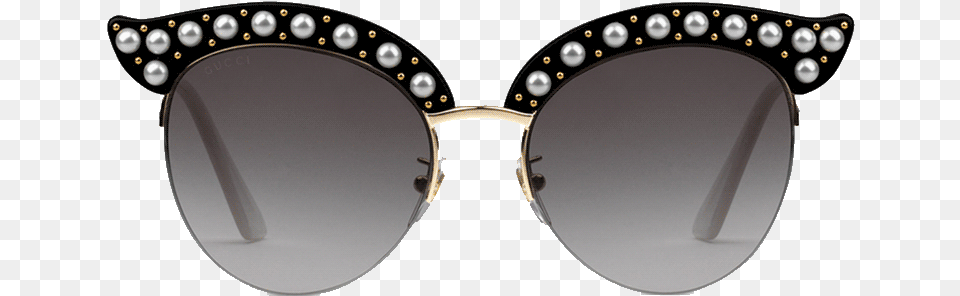 Gucci Cat Eye Sunglasses With Pearls, Accessories, Glasses Free Transparent Png