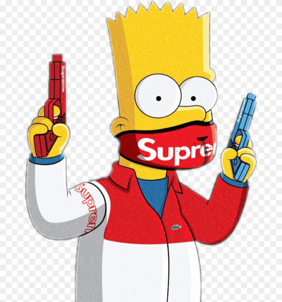 Gucci Clipart Bape Supreme Bart Simpson, Baby, Person Free Png