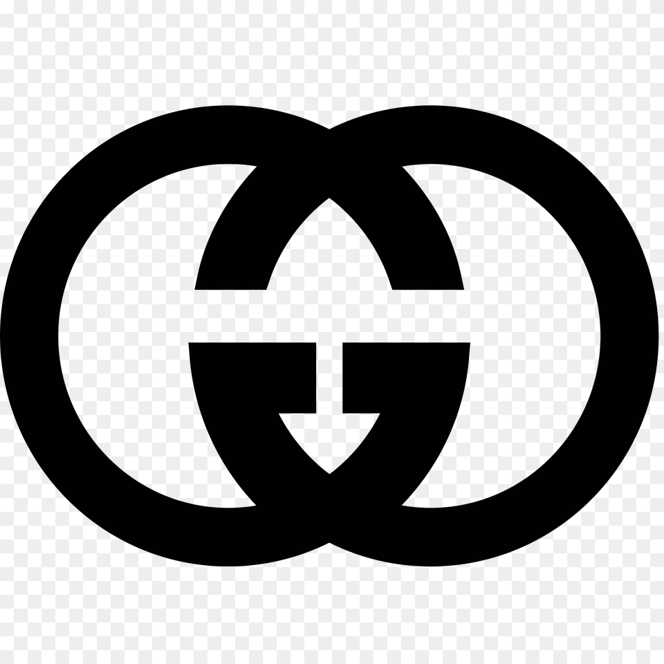 Gucci Filled Icon, Gray Png Image