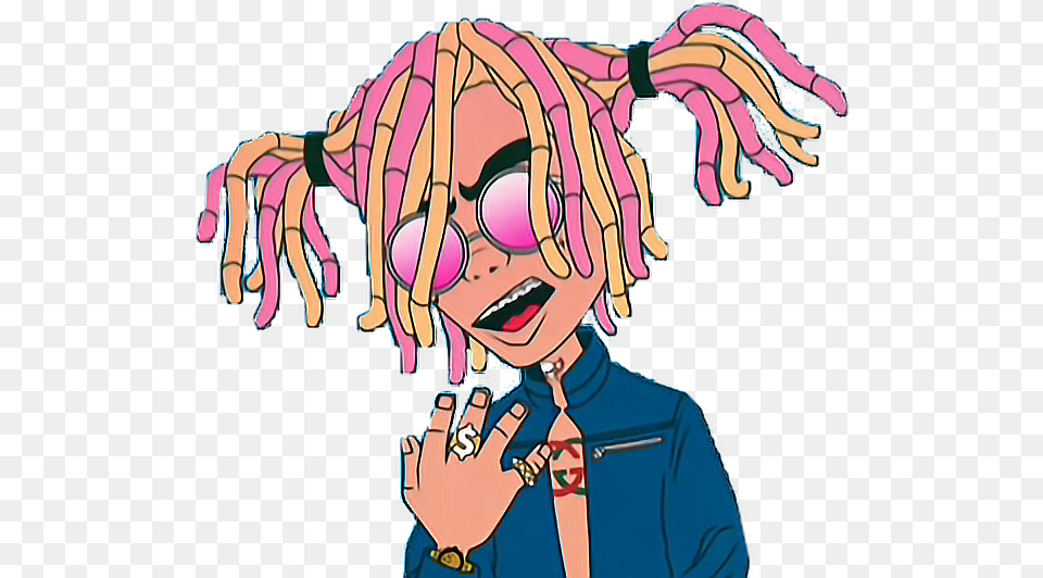 Gucci Gang Cause Why Guccigang Lilpump Rapper So, Book, Comics, Publication, Person Free Png Download