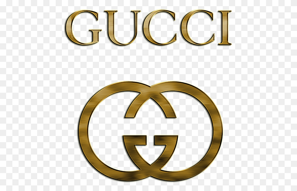 Gucci Gold Portable Battery Charger For Sale, Symbol, Logo, Text Free Png Download