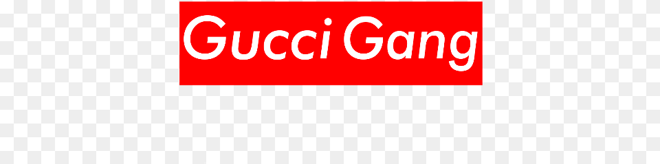 Gucci Gucci Gang Esketit Lilpump Guccigang Guccigan Supreme Box Logo White, Text Free Png