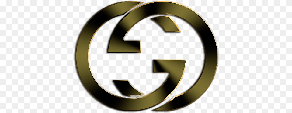 Gucci Gucci Gg Logo, Symbol, Disk, Cross, Recycling Symbol Free Png Download