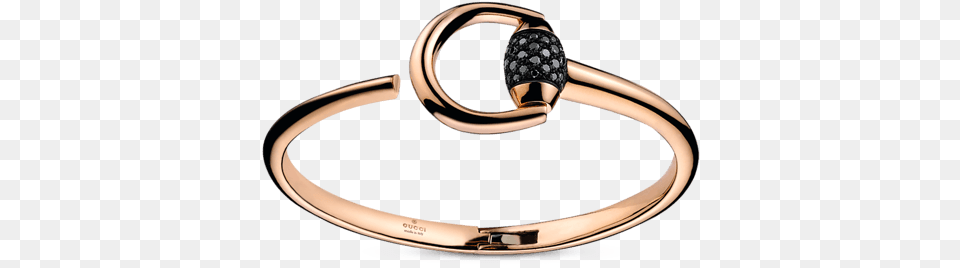 Gucci Jewellery Black Diamond Bracelet On Rose Gold, Accessories, Jewelry, Ring, Smoke Pipe Free Png