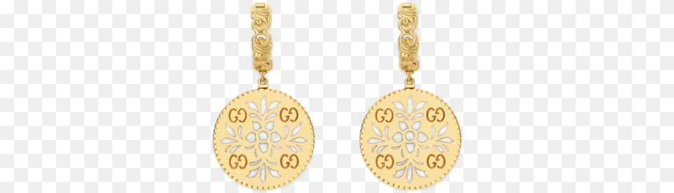 Gucci Jewelry Earrings Gucci Gold Bloom Earrings, Accessories, Earring, Locket, Pendant Png Image