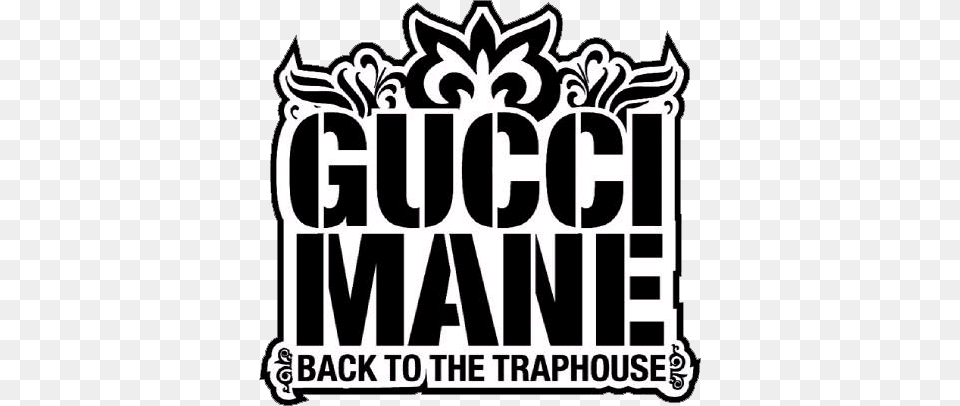 Gucci Logo Gold Psd Detail Gucci Mane Logo Full Gucci Mane Logo, Gate, Stencil, Sticker, Text Free Png
