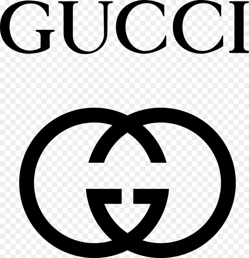 Gucci Logo Vector Transparent, Gray Png Image