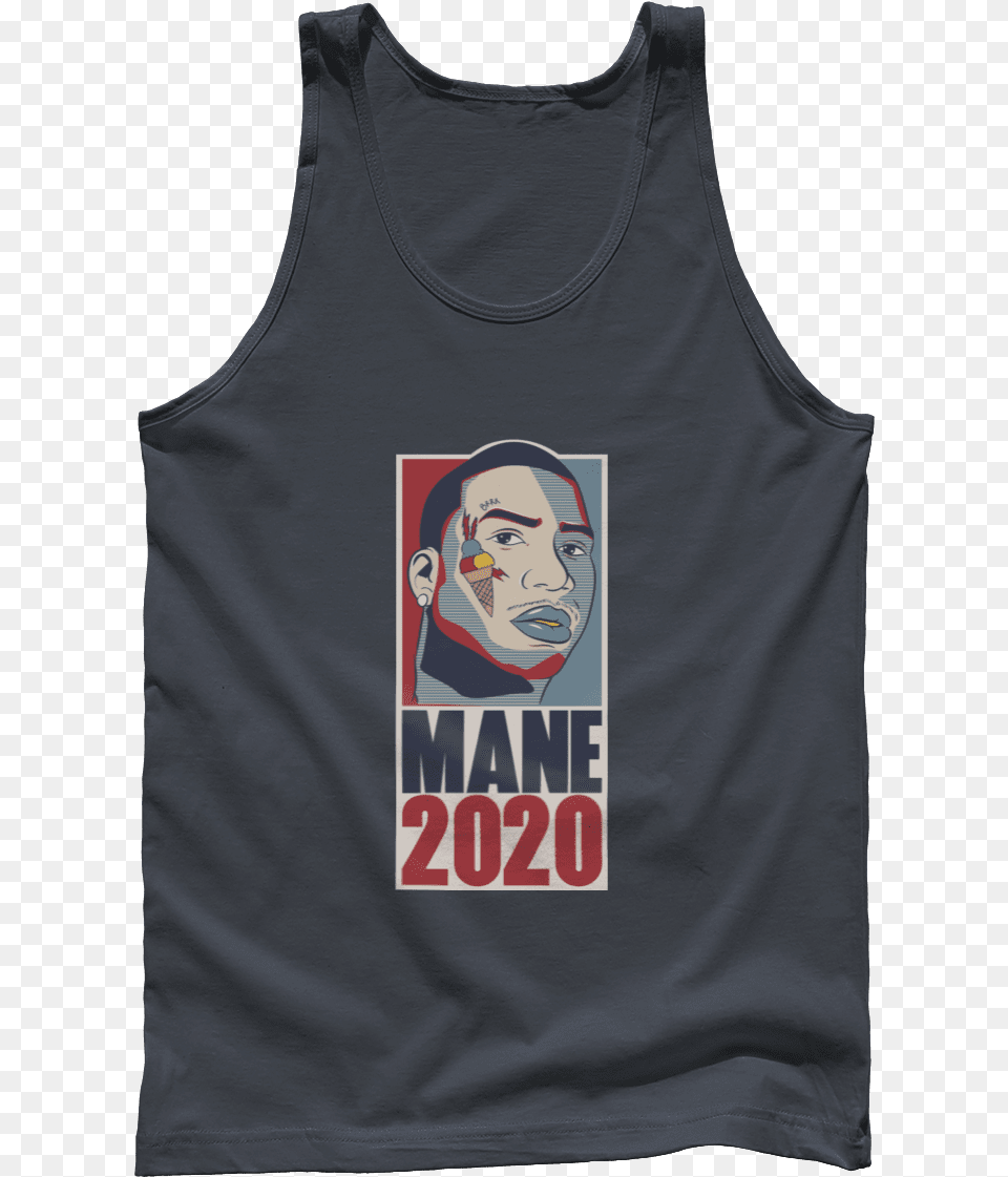 Gucci Mane For President Donald Trump, Clothing, Tank Top, Person, Face Free Transparent Png