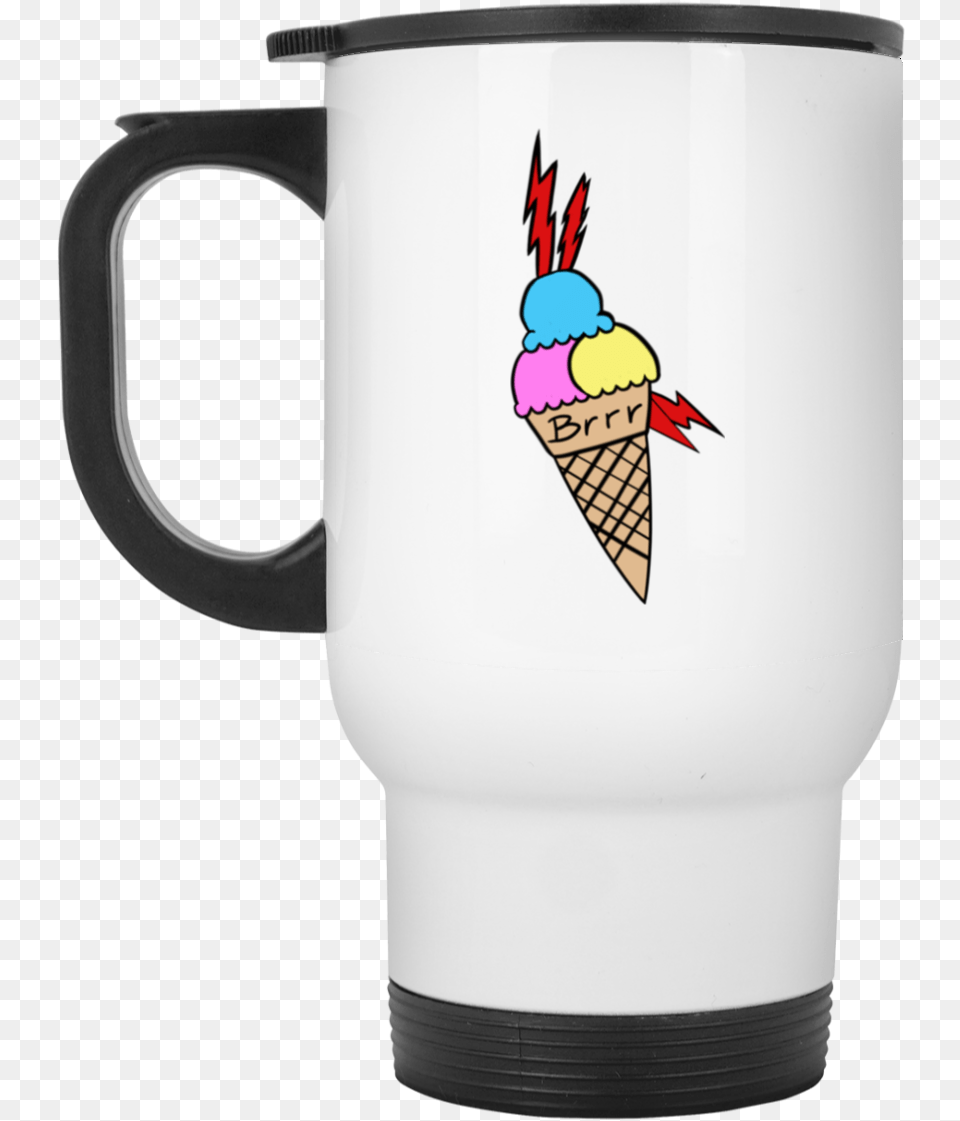 Gucci Mane Ice Cream Tattoo White Travel Mug Sticker, Dessert, Food, Ice Cream, Cup Free Png Download