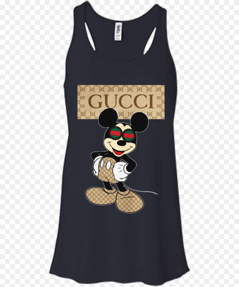 Gucci Mickey Mouse Transparent Mickey Mouse Gucci Tshirt, Applique, Clothing, Pattern, Tank Top Png