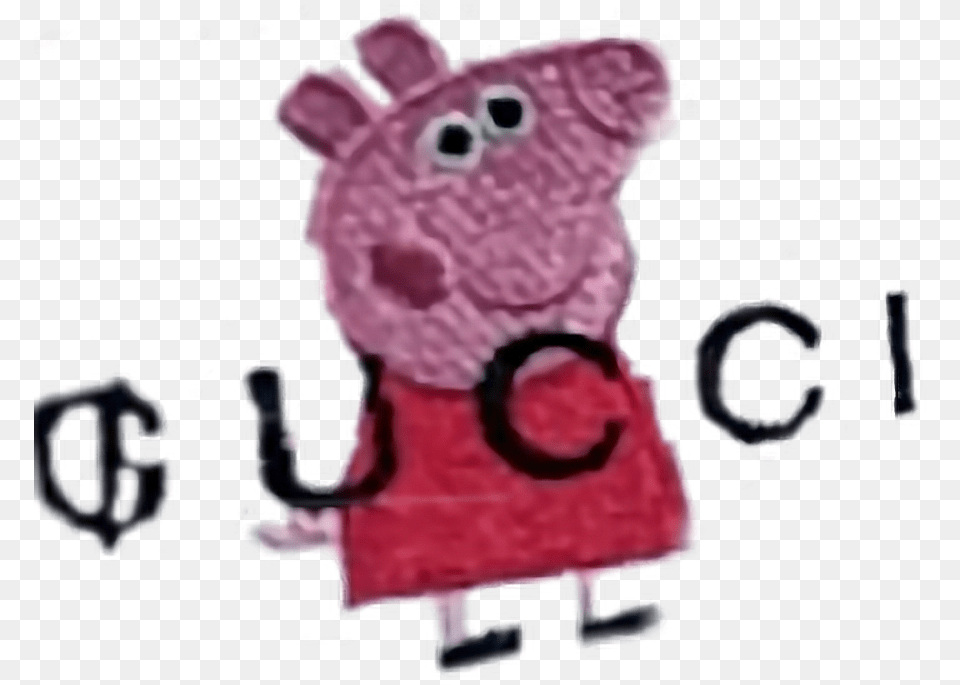 Gucci Peppapig Meme Memes Yeet Dank Clothing Transparent Peppa Pig Gucci, Toy Png