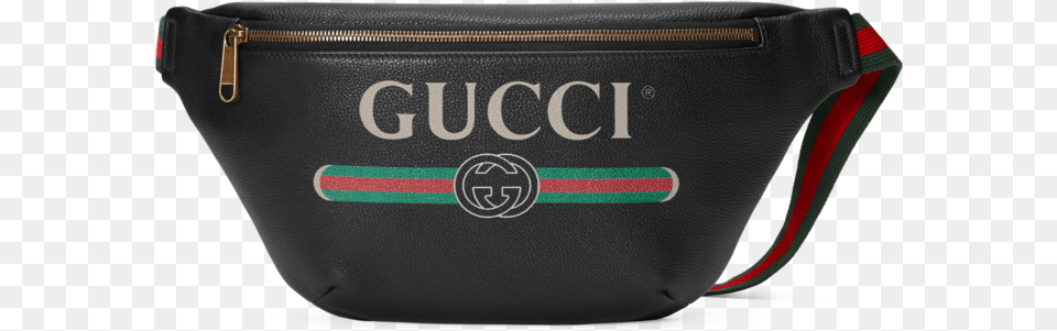 Gucci Print Leather Belt Bag, Accessories, Handbag, Purse, Tote Bag Free Transparent Png