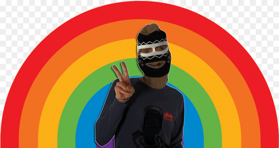 Gucci Ski Mask Pewdiepie, Adult, Male, Man, Person Free Png