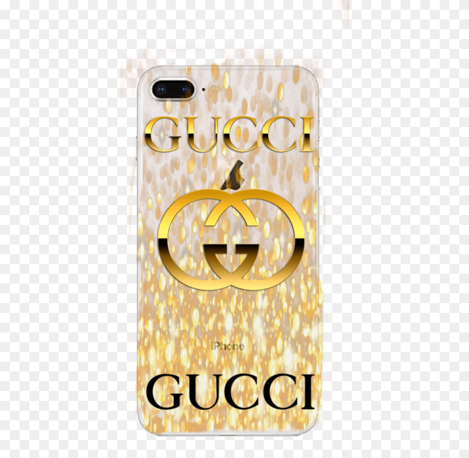 Gucci Smallmistakes Phone Apple Goldandwhite Gold, Birthday Cake, Cake, Cream, Dessert Free Png