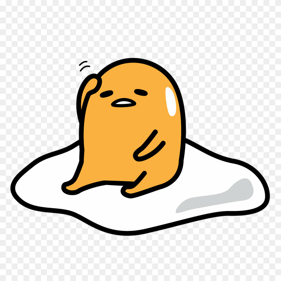 Gudetama, Clothing, Hat, Face, Head Free Png Download