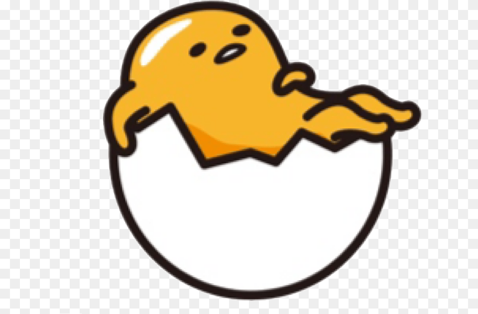 Gudetama Japanese Cartoon Sanrio Characters Cartoons Transparent Background Gudetama, Animal, Bird, Duck, Leisure Activities Png