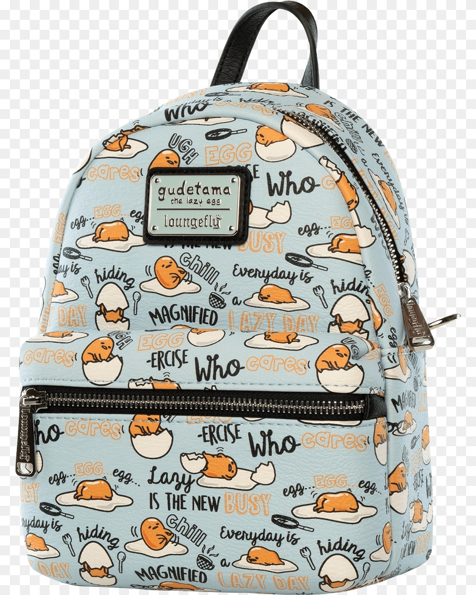 Gudetama Loungefly Mini Backpack, Bag, Baby, Person, Face Free Png Download
