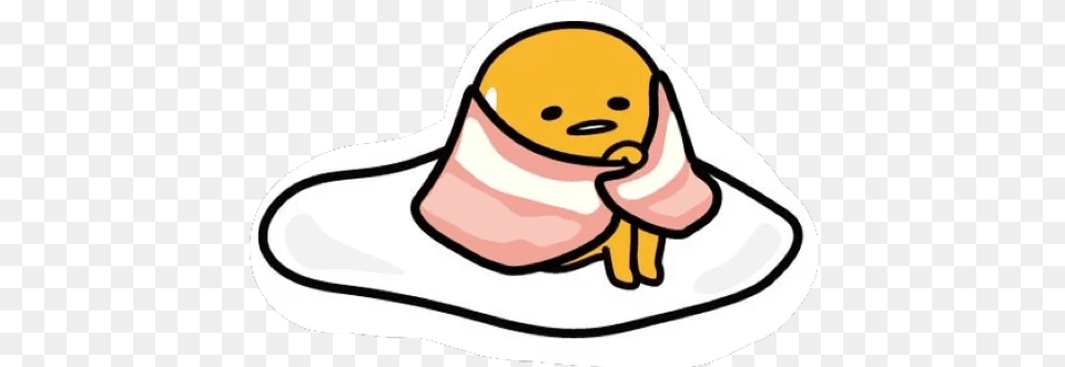 Gudetama Sticker Pack For Telegram Telegramguides Gudetama Sanrio, Food, Meat, Pork, Ham Free Png