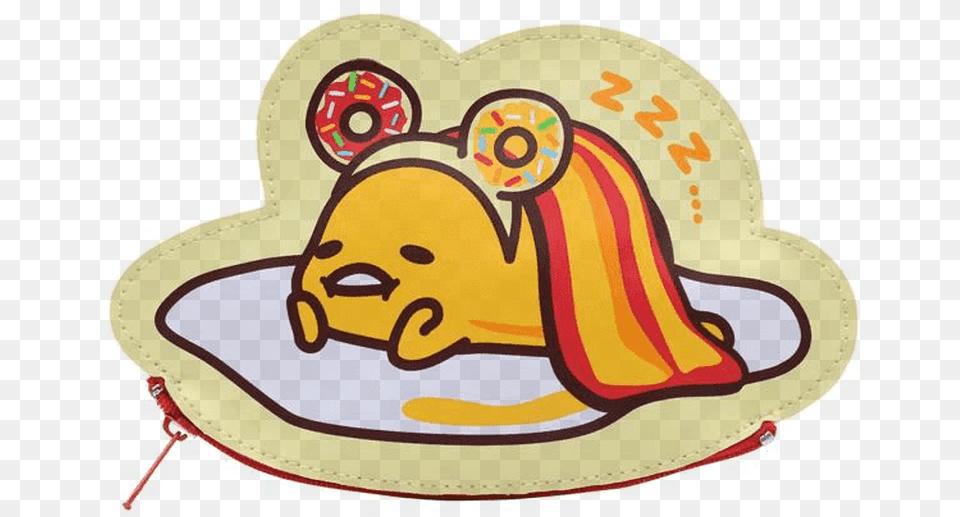 Gudetama X Tokidoki Donut Coin Purse Sanrio Happy, Clothing, Hat, Food, Meal Free Png Download