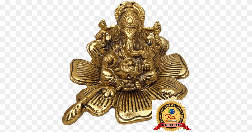 Gudhal Fool Ganesha Gold Buddhism, Bronze, Badge, Symbol, Logo Free Transparent Png