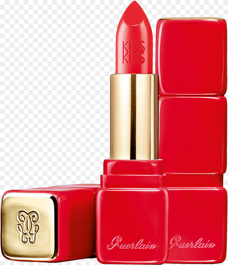 Guerlain Kiss Kiss 325 Rouge Kiss, Cosmetics, Lipstick Free Png