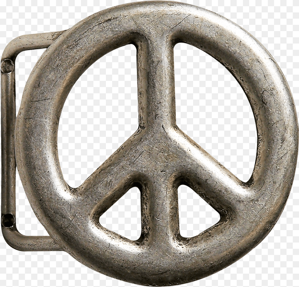 Guertelschnalle Silber Peace A Circle, Accessories, Buckle, Machine, Wheel Png Image