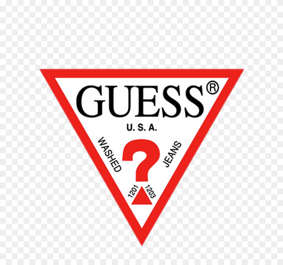 Guess Jeans Logo, Sign, Symbol, Business Card, Paper Free Png Download