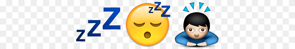 Guess Up Emoji Sleepy Head, Baby, Person Free Png Download