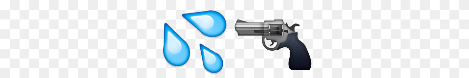 Guess Up Emoji Water Gun, Firearm, Handgun, Weapon Free Transparent Png